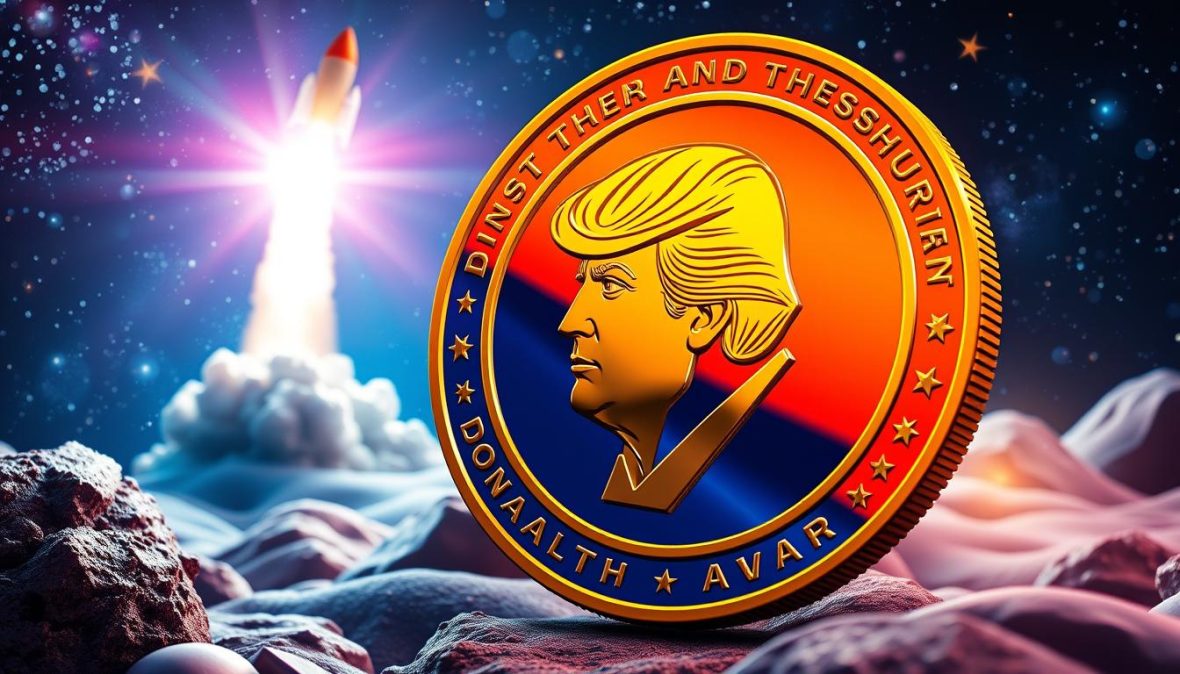 DONALD TRUMP token to the moon